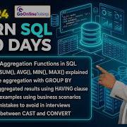 24 SQL Server Aggregate Functions