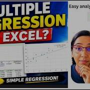 Простая и множественная линейная регрессия в Excel