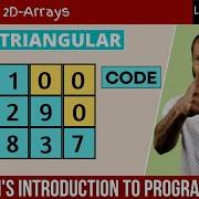 13 2 Program To Check For Lower Triangular Matrix Complete C Programming Course Sunil Dhimal