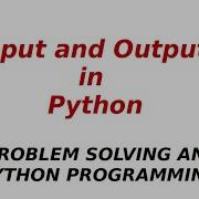 Input And Output Statements In Python With Demo Explained In Tamil