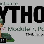 Python Module 7 Dictionaries In Python Spring 2024