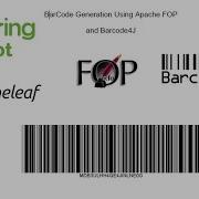 Generate PDFs With Barcodes And QR Codes In Spring Boot Thymeleaf Apache FOP Barcode4J