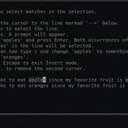 Helix Editor Tutor 5 2 THE SELECT COMMAND