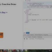 TAMIL DATE GET DAY METHOD IN JAVASCRIPT DEMO