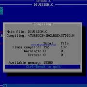 Division Of Two Numbers In C Program A B