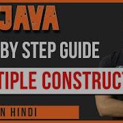Java Tutorial In Hindi For Beginners 44 Two Constructors In Java Multiple Constructors