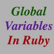 Global Variables In Ruby Learn Ruby Ruby Tutorials