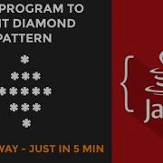 Java Program To Print Diamond Pattern