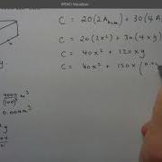 MCV4U Unit 4 Lesson 3 Optimization Part 3