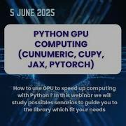 Python GPU Computing Cunumeric CuPy JAX Pytorch
