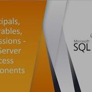 Principals Securables Permissions SQL Server Access Components