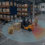 AI 360 Pedestrian Detection Auto Braking System For Electric Forklifts Warehouse Safety
