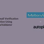 Autopilot Email Verification Integration Using MailboxValidator