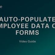 Auto Populate Employee Data On Forms Novara EHS Software