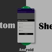 Android Bottom Sheet Dialog Material Design Android Studio Java