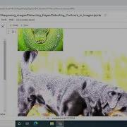 Basic Image Processing By Sharpening Images Detecting Edges Detecting Contours With Cv2 And Numpy