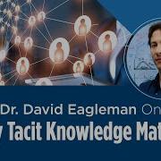Dr David Eagleman Talks About Tacit Knowledge How We Learn