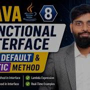 Java 8 Functional Interface Tutorial For Beginners Default Vs Static Method