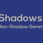Box Shadow CSS Generator С помощью HTML JAVASCRIPT