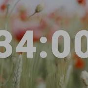 34 Minute Timer With Relaxing Music And Alarm Countdown Clock For Stress Relief