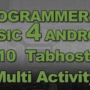 Programmez Basic4Android 10 Multi Activity Tabhost