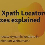 Locator In Selenium Webdriver