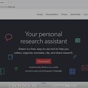 Zotero Creating An Online Account And Syncing Your Library