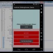 Android Sliding Drawer Demo