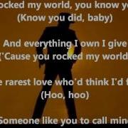 Michael Jackson You Rock My World With Lyrics