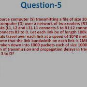 2012 GATE Questions On Computer Networks With Answers