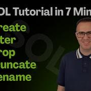 Master Full SQL DDL Fast CREATE DROP ALTER TRUNCATE RENAME
