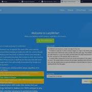 LazyWriter Explainer Video How To Use Lazy Writer