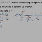Calculus I Finding Intervals Of Concavity And Inflection Point