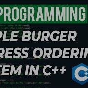 How To Create Simple Food Ordering System In C