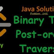 Leetcode 145 Binary Tree PostOrder Traversal Easy Java Solution