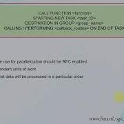 SAP ABAP Parallel Processing 3