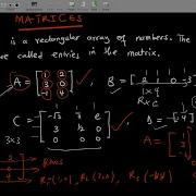 Introduction To Matrices Upper Triangular Lower Triangular And Trace Linear Algebra Explained