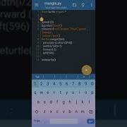 Pydroid 3 Triangular Tutorial Illusion Code Pt 01 Short Python Coding