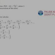 The Mean And The Variance Of The Poisson Distribution
