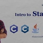 1 Intro To Stack DS Algo Interview Preparation C Java Python