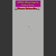 Make Apple Logo In Python Turtle Apple Logo Drawing Using Python Turtle Shorts Youtube Apple