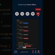 Social Icons Hover Effect Using Html And Css Cssanimation