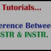Difference Between Substring And Instring
