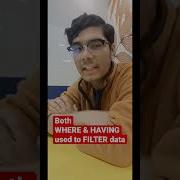 WHERE HAVING Clause In SQL InterviewQuestion AVshorts