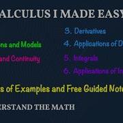 Calculus 1 Full Course Step By Step Lessons Examples Guided Notes