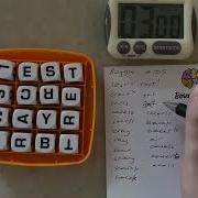 Boggle Game 105