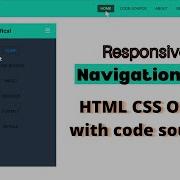 Responsive Navigation Menu Bar Using HTML CSS CSS Media Query Responsive Nav Bar Nav Bar