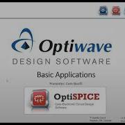 OptiSPICE Basic Examples Analysis