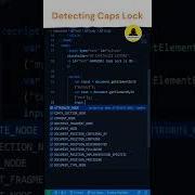 Detecting Caps Lock Effect HTML CSS JS