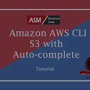 Amazon AWS CLI S3 With Auto Complete